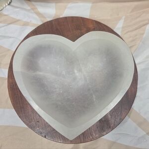 Selenite Heart Bowl FREE SHIPPING!